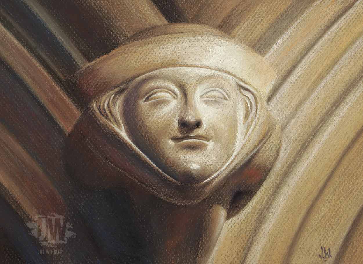 1251x910 Joe Winkler Art Newest Pastel Painting, Of Aquitaine - Eleanor Of Aquitaine Painting