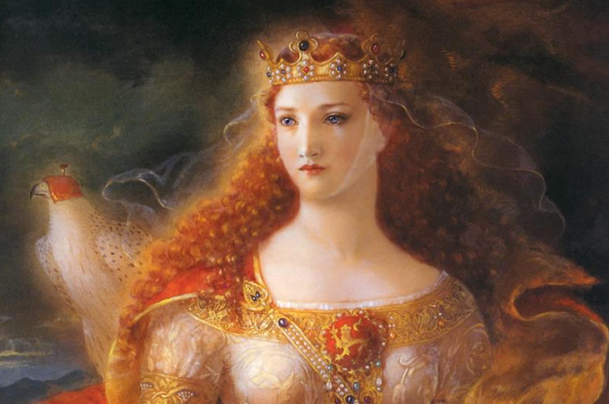 878x583 Rocky Roads To Success Eleanor Of Aquitaine A Talent - Eleanor Of Aquitaine Painting