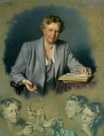 334x436 Fileeleanor Roosevelt Wh Portrait.jpg - Eleanor Painting