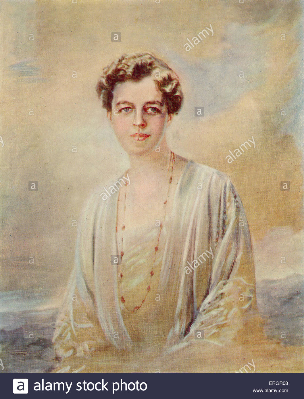1058x1390 Eleanor Roosevelt, Portrait. First Lady Of The United States - Eleanor Roosevelt Painting