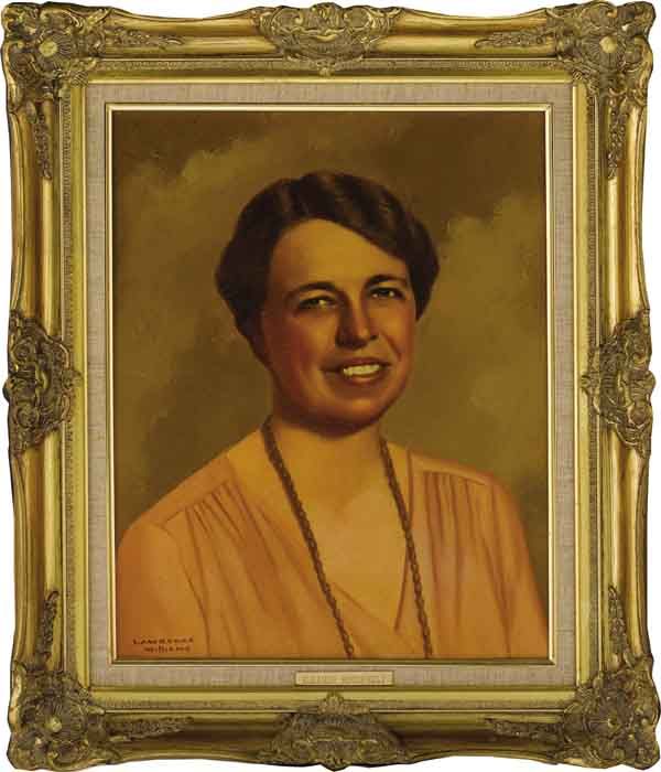 600x700 Eleanor Roosevelt First Ladies Of The United States - Eleanor Roosevelt Painting