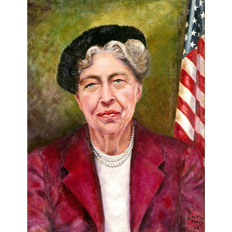 750x750 Eleanor Roosevelt National Portrait Gallery - Eleanor Roosevelt Painting