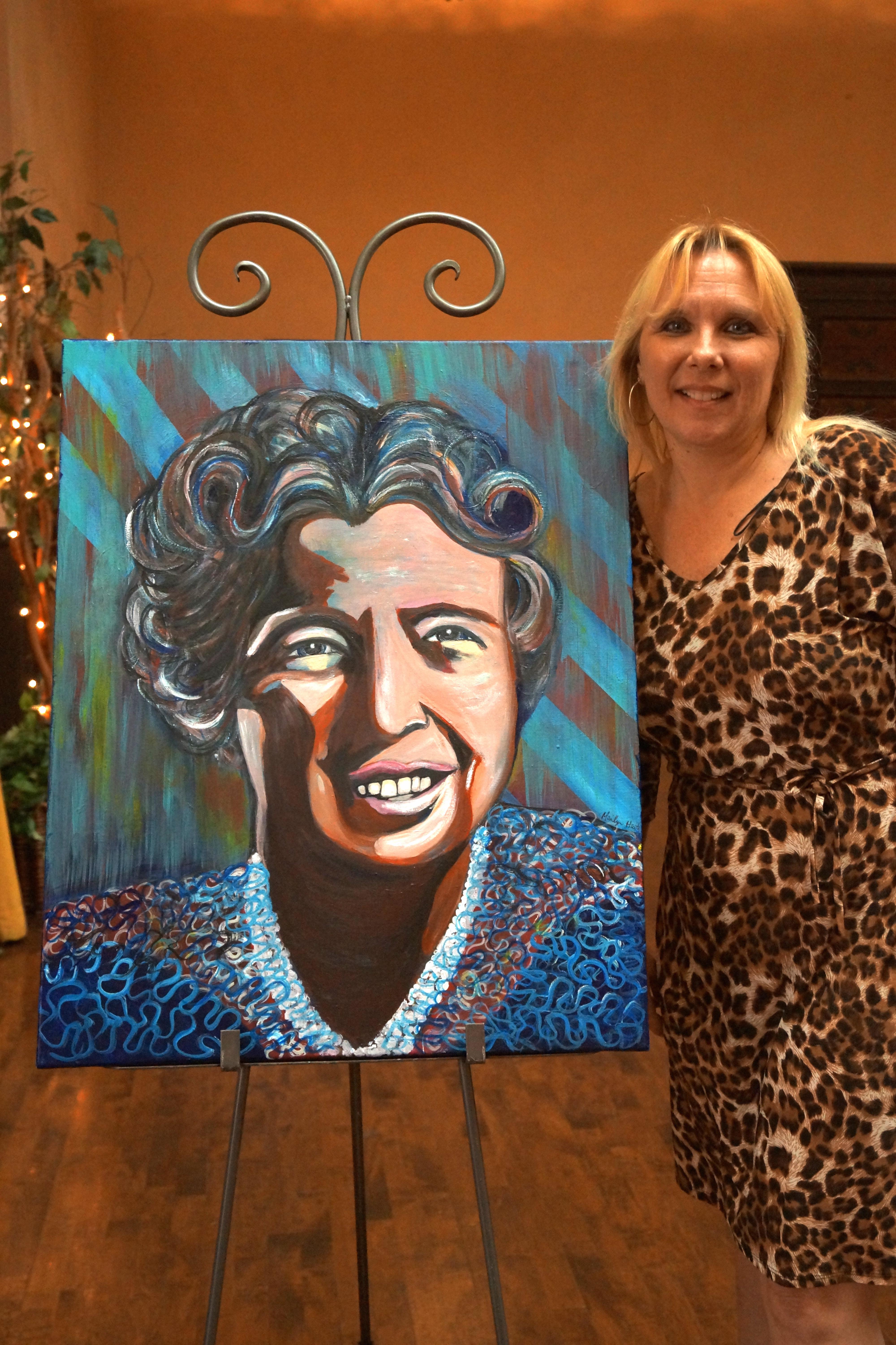 4000x6000 Eleanor Roosevelt Marilyn Huerta Artist Amp Community Liaison - Eleanor Roosevelt Painting