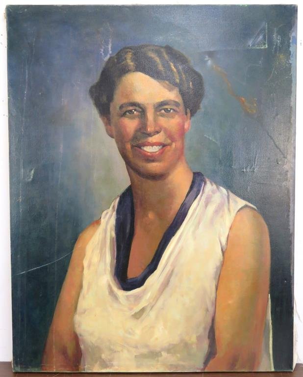 618x768 Oil On Canvas - Eleanor Roosevelt Painting