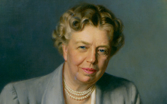 640x400 The World's Outstanding Women (Wow) Eleanor Roosevelt If I Only - Eleanor Roosevelt Painting