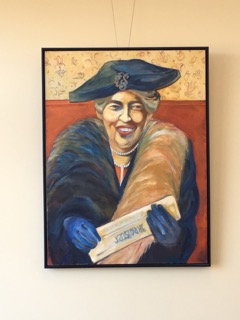 240x320 Donation Of Portrait And Lecture On Eleanor Roosevelt - Eleanor Roosevelt Painting