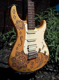 236x321 Custom Guitar Paint Designs As A Guitarist And A Painter, My - Electric Guitar Painting