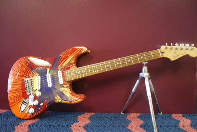 683x457 How To Custom Paint An Electric Guitar - Electric Guitar Painting