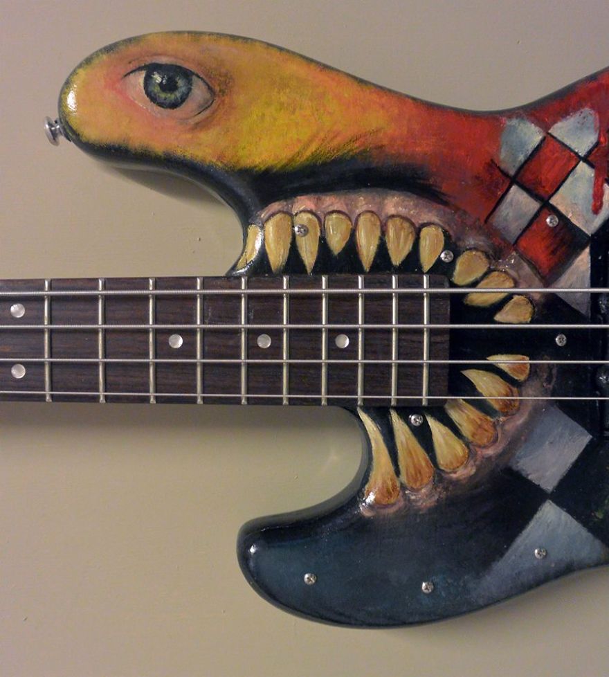 Electric Guitar Painting At Explore Collection Of Electric Guitar Painting