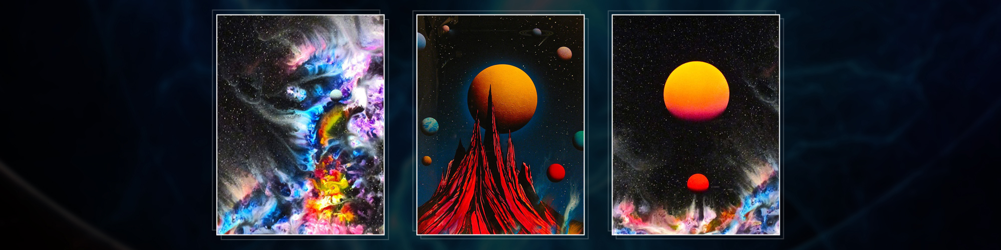 2000x500 Electric Paintings, Three Dimensional Art - Electric Painting