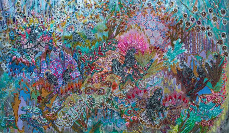 770x448 Saatchi Art Electric Feel Painting By Lia Porto - Electric Painting