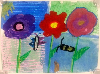 350x261 Elementary Art Lesson Variety Flowers Painting By Art With Mrs Nguyen - Elementary Painting
