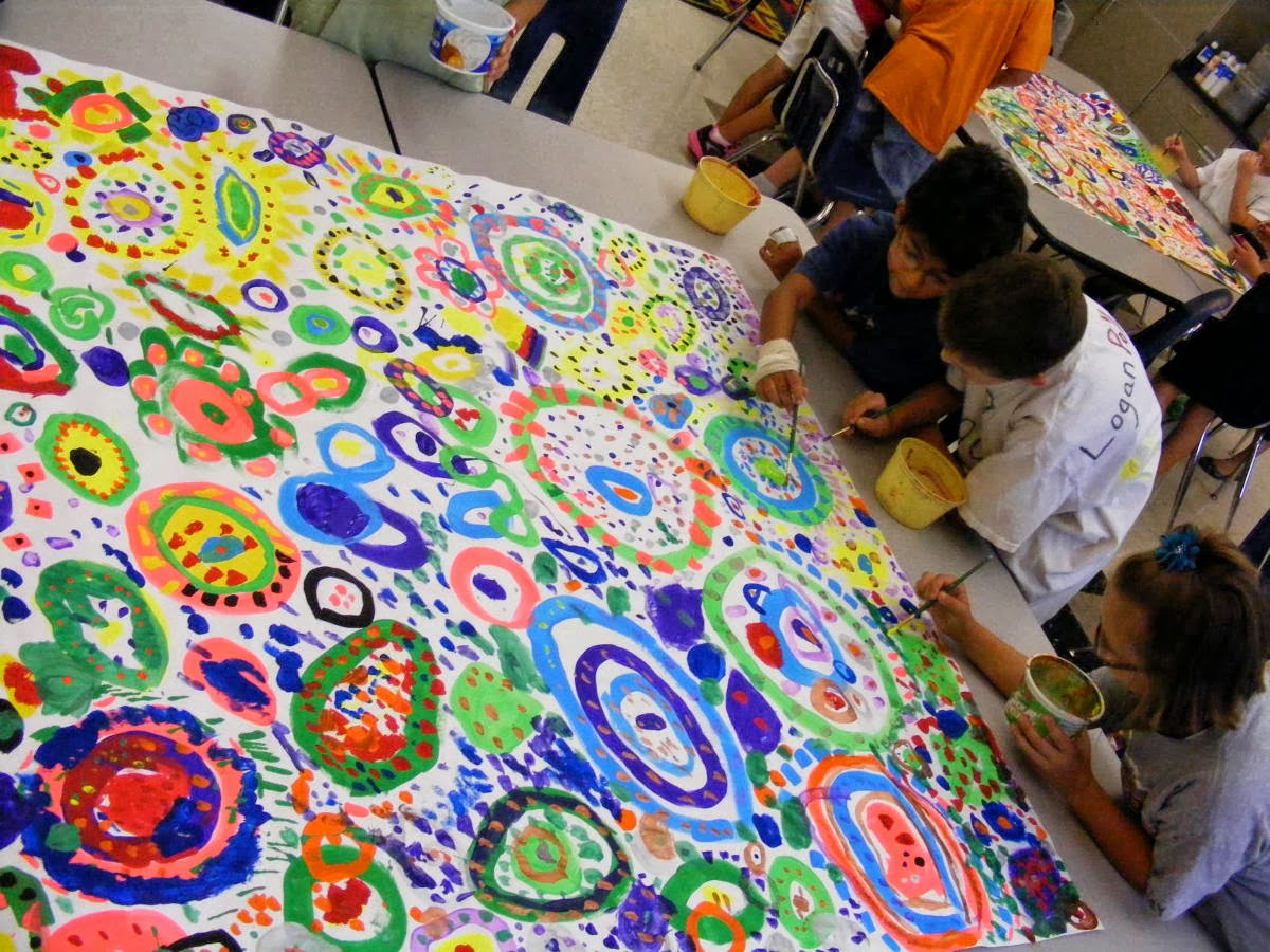 1200x900 Suffield Elementary Art Blog! Circle Painting With Third Grade! - Elementary Painting