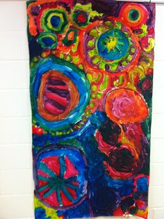 236x315 The Elementary Art Room! Circle Paintings Circle Painting - Elementary Painting