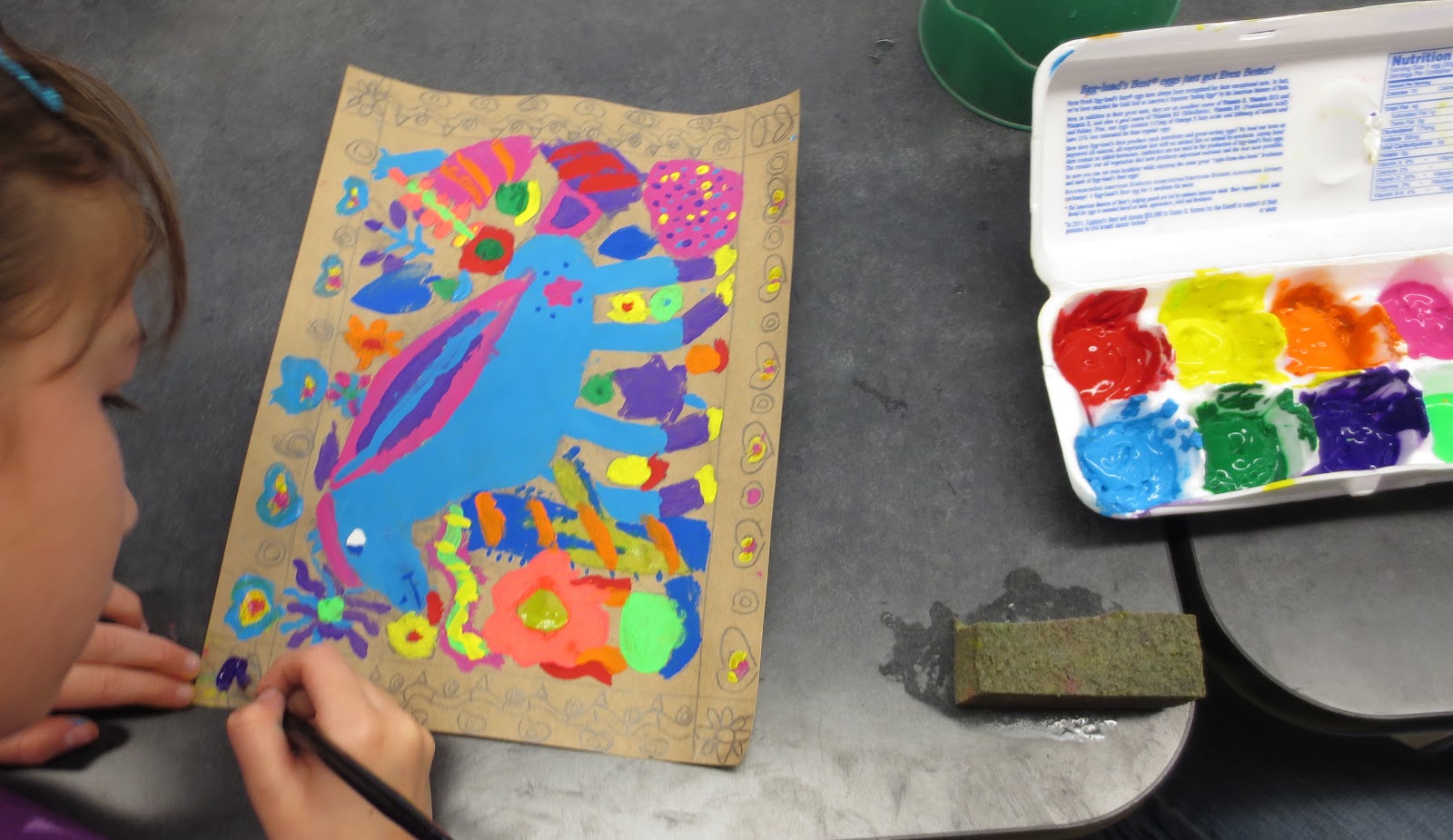 1600x925 Zilker Elementary Art Class 5th Grade Mexican Bark Paintings - Elementary Painting