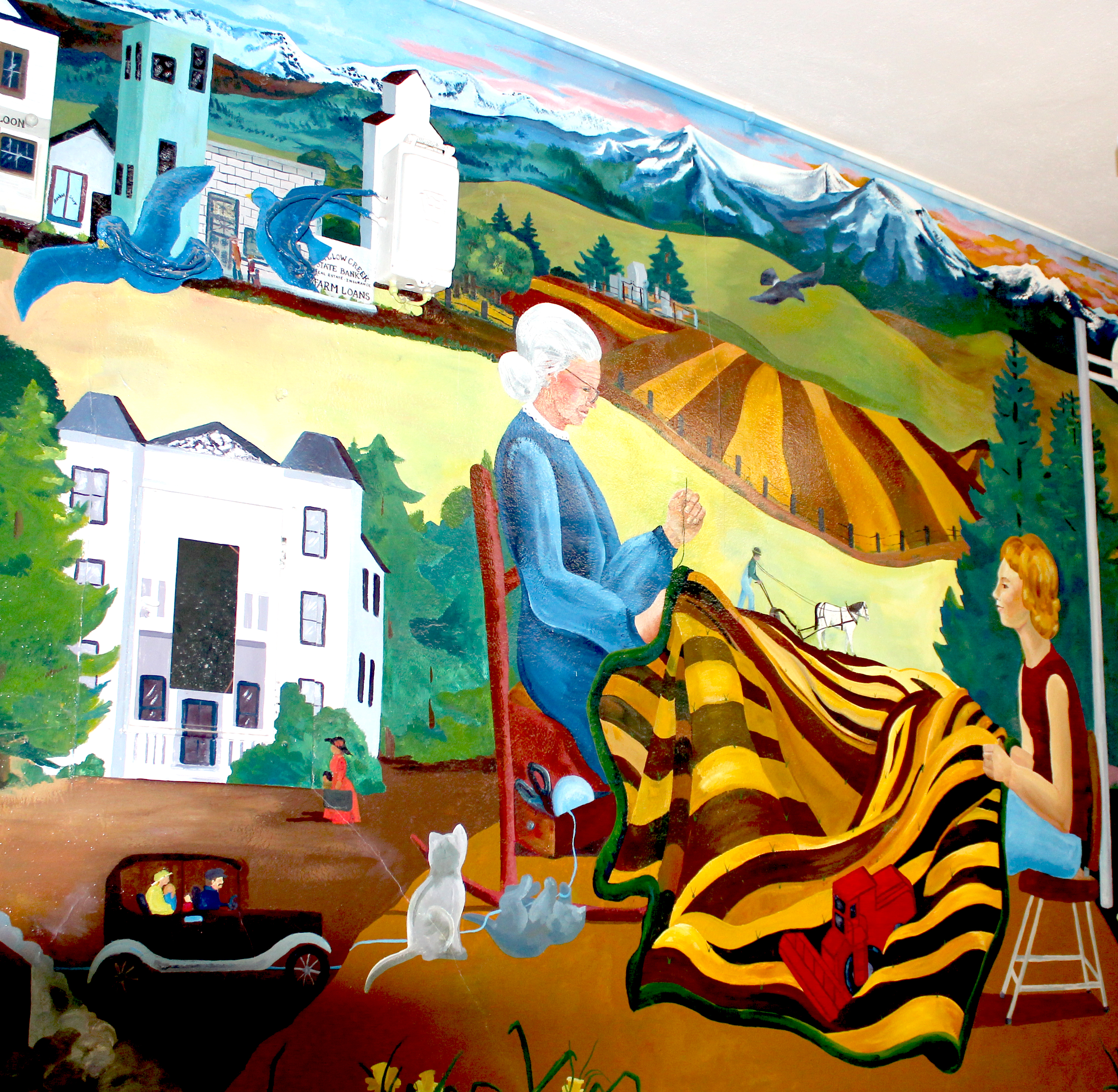 3027x2956 Elementary School Willow Creek School - Elementary School Painting