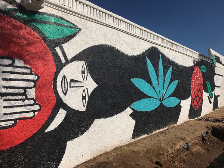 745x559 The Fortoul Brothers Are Painting A Mural In Downtown Phoenix - Elementary School Painting