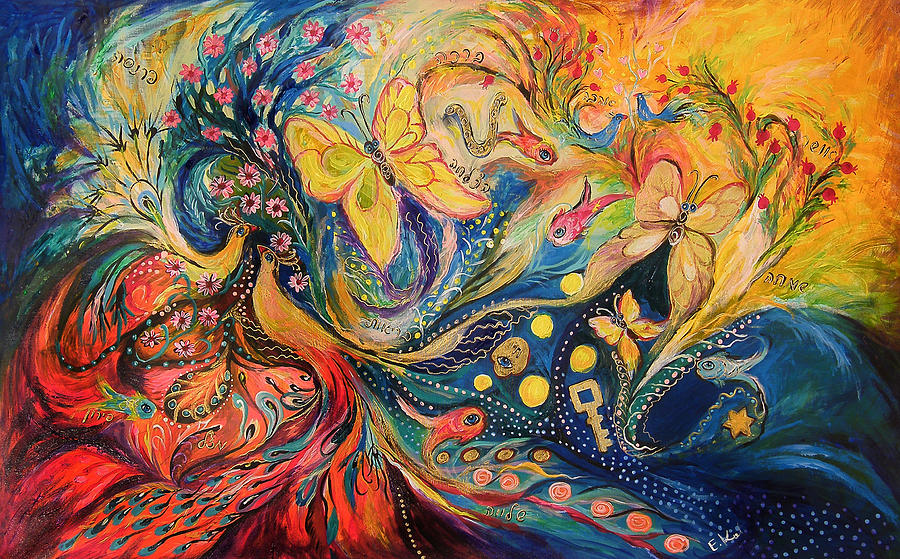 900x559 Two Elements Painting By Elena Kotliarker - Elements Of Painting