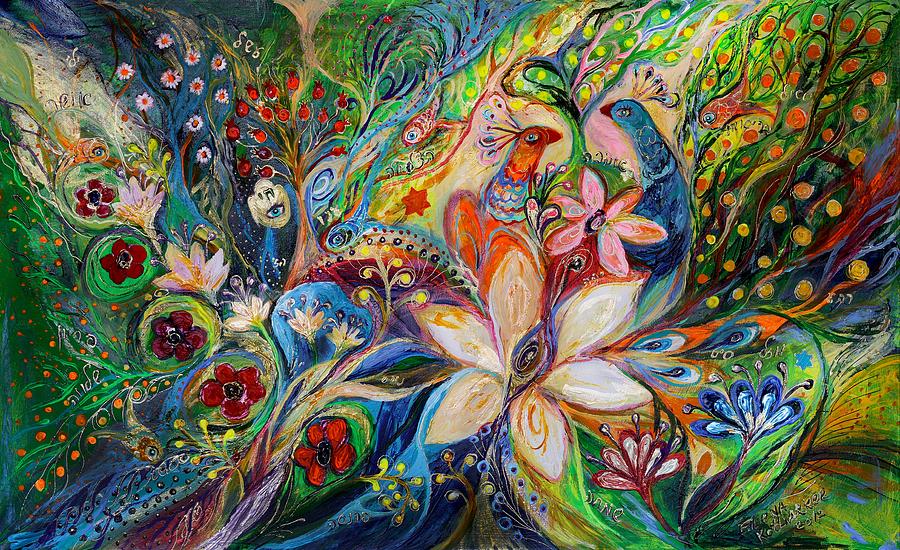 900x550 The Magic Garden Painting By Elena Kotliarker - Elena Painting