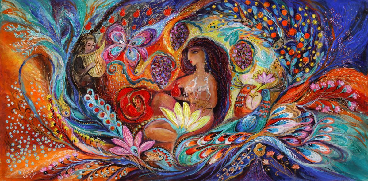 1200x589 The Song Of Songs (Elena Kotliarker) - Elena Painting