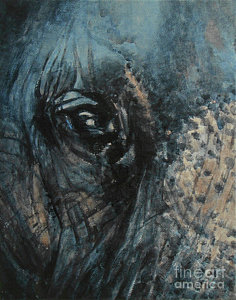 236x300 Elephant Eye Paintings Fine Art America - Elephant Eye Painting