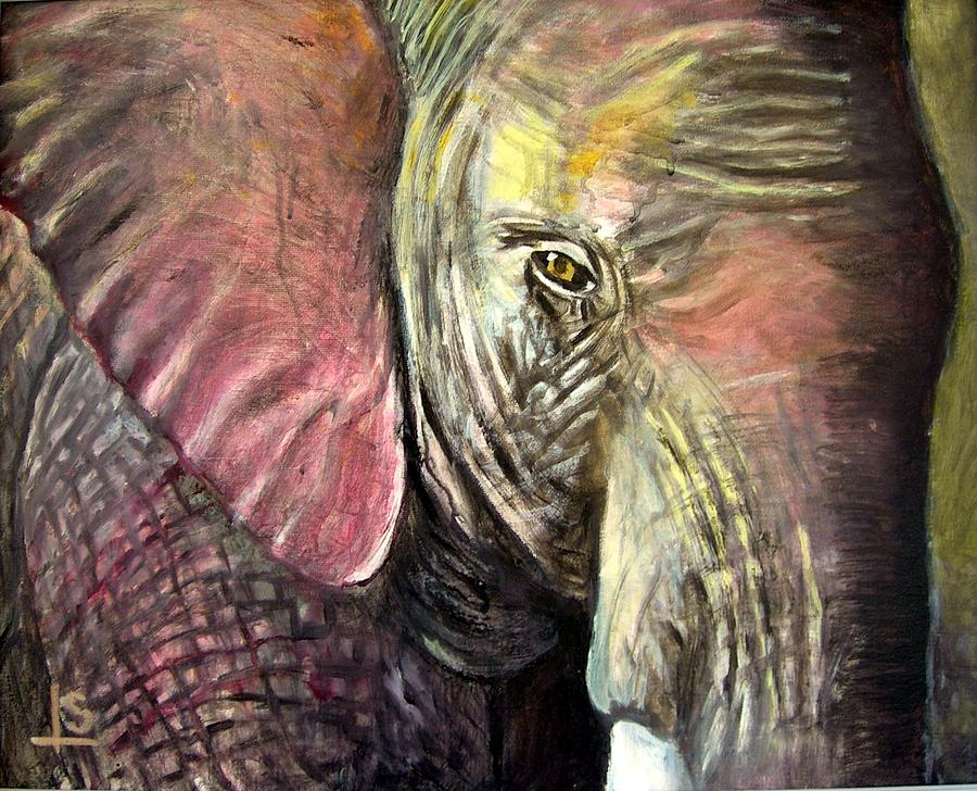 Elephant Eye Painting at PaintingValley.com | Explore collection of ...