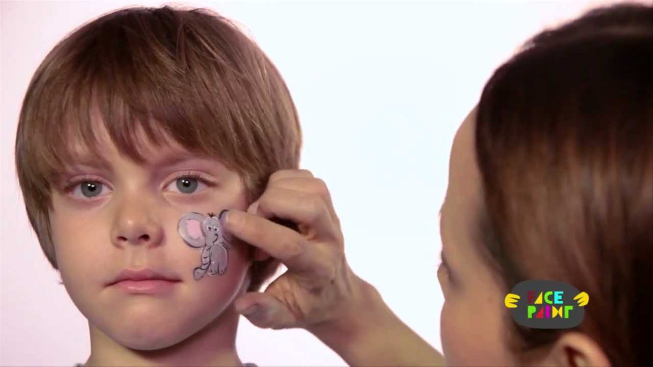 1280x720 Elephant Face Painting Tutorial - Elephant Face Painting