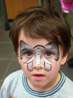 Elephant Face Painting at PaintingValley.com | Explore collection of ...