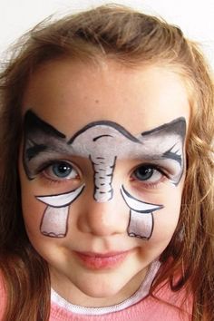 236x354 My First Full Face Elephant Had To Wing It But Have Improved - Elephant Face Painting