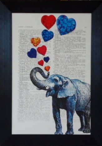 Elephant Love Painting