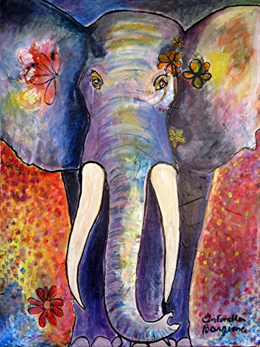 374x500 Elephant Love Painting Workshop Artist Desiree East - Elephant Love Painting