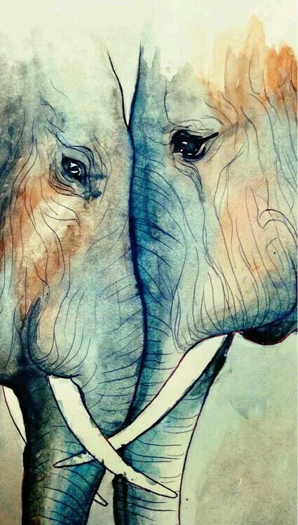 425x750 Elephant Love Is To Strong To Be Broken It Is, Till The End - Elephant Love Painting