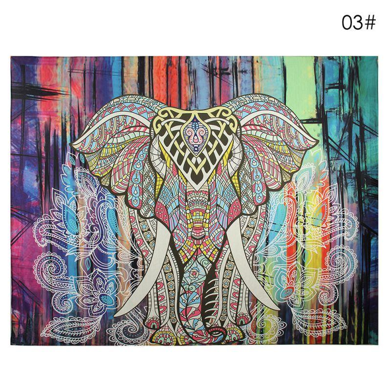 800x800 Elephant Mandala Tapestry Shopolica - Elephant Mandala Painting