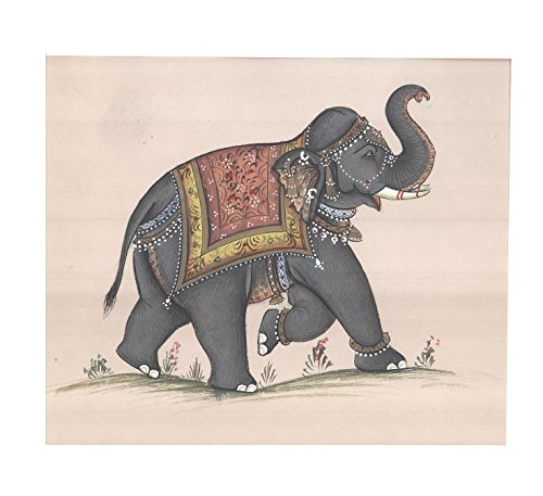 500x457 Handmade Elephant Painting - Elephant Painting
