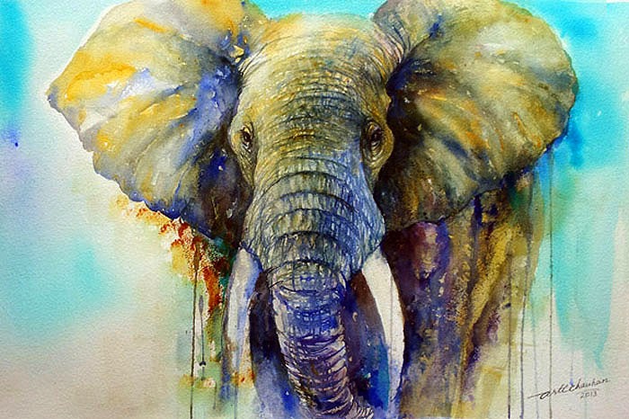 700x466 Arti's Art - Elephant Painting
