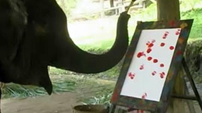 710x398 Elephants Can Paint Too! English Language Arts And Literacy, - Elephant Painting An Elephant