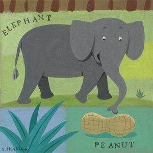 300x300 Nutty Elephant - Elephant Painting For Kids