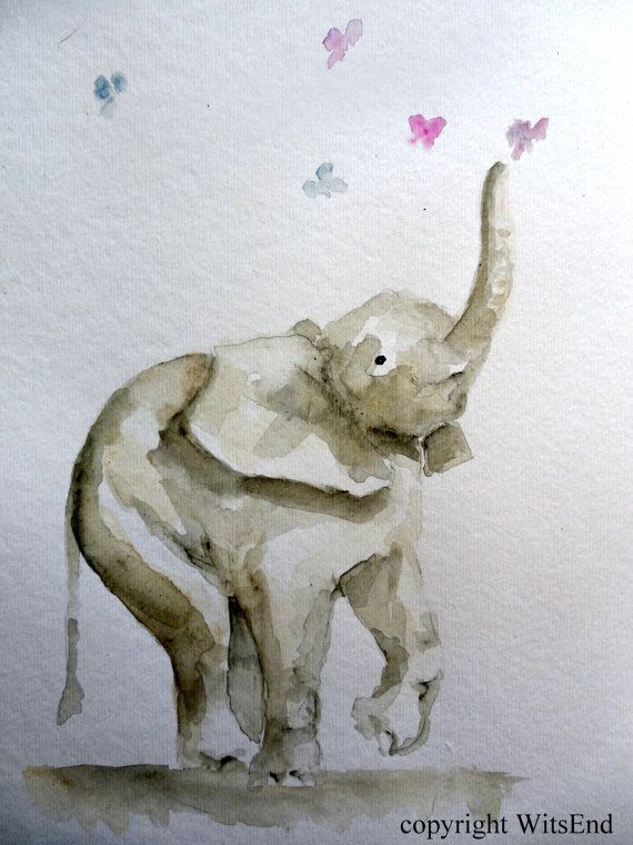 Elephant Painting For Nursery at Explore