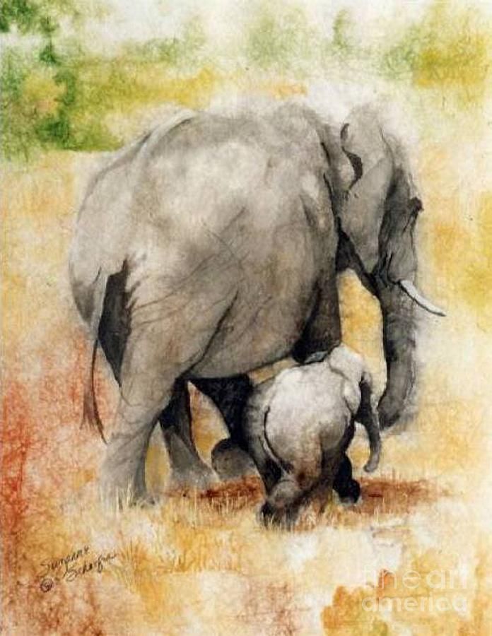 Elephant Painting For Nursery at Explore