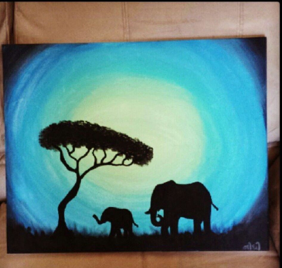 946x898 Elephant Painting! Picasso Paintings, Canvases - Elephant Painting Images