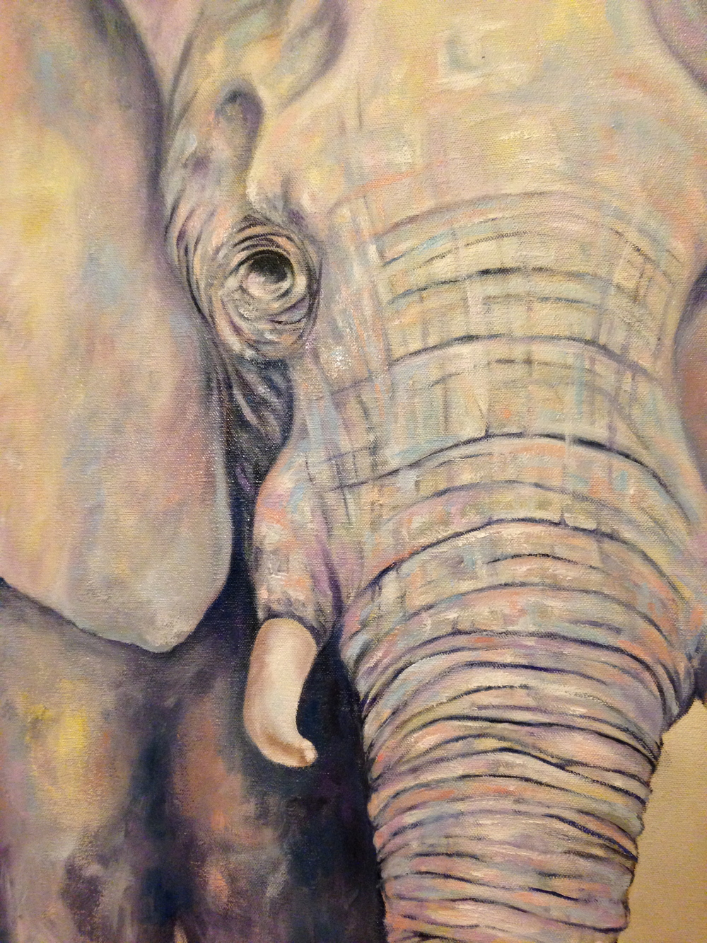1000x1333 Blog Kate Gordon Art - Elephant Portrait Painting