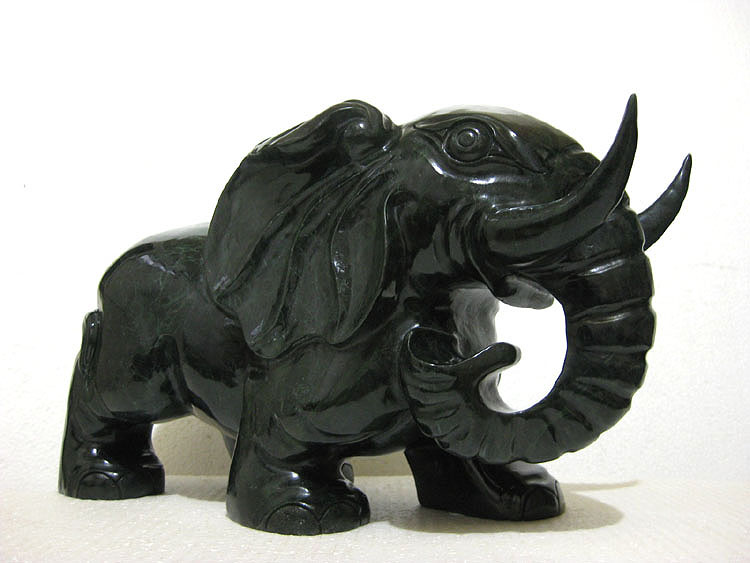 750x563 China Black Jade Elephant, China Black Jade Elephant Shopping - Elephant Tuba Painting