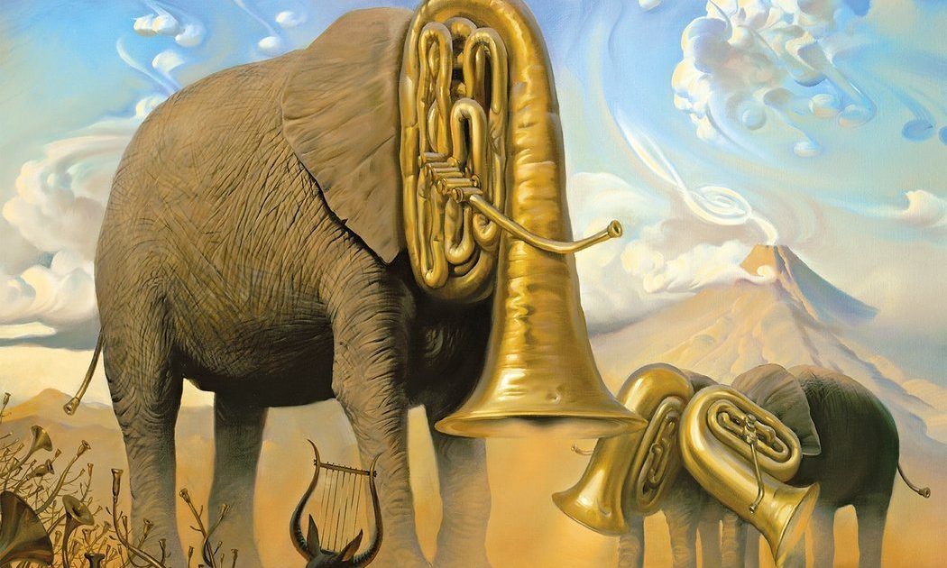 1050x630 If There's One Thing Lettuce Does On Their New Album, It'S - Elephant Tuba Painting