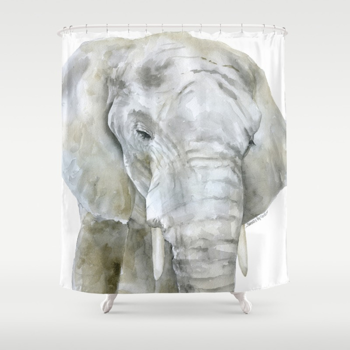 700x700 Elephant Watercolor Painting - Elephant Watercolor Painting