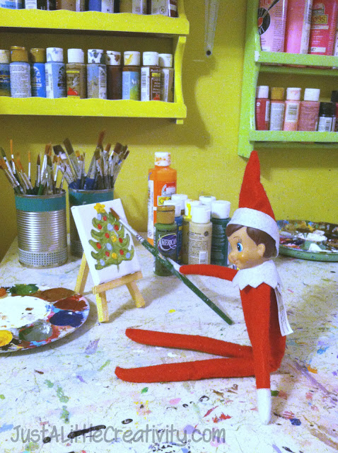 478x640 More Ideas For The Elf On The Shelf From Ringo Bells {2012} - Elf On The Shelf Painting