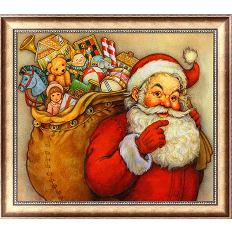 800x800 Diy 5d Diamond Painting Mosaic Needlework Cross Stitch Home Decor - Elf On The Shelf Painting