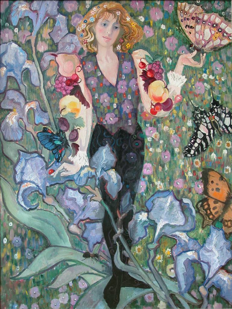 770x1025 Saatchi Art The Elf Painting By Luminitsa Taburtsa - Elf Painting