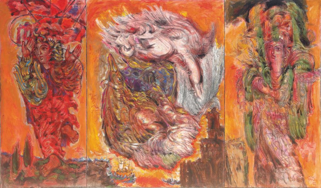 1024x599 The Syrian Artist Elias Zayat I Didn'T Paint I Think That - Elias Painting