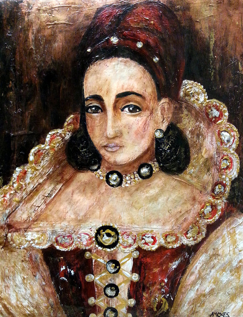 783x1020 Countess Elizabeth Bathory De Ecsed By Amoxes - Elizabeth Bathory Painting