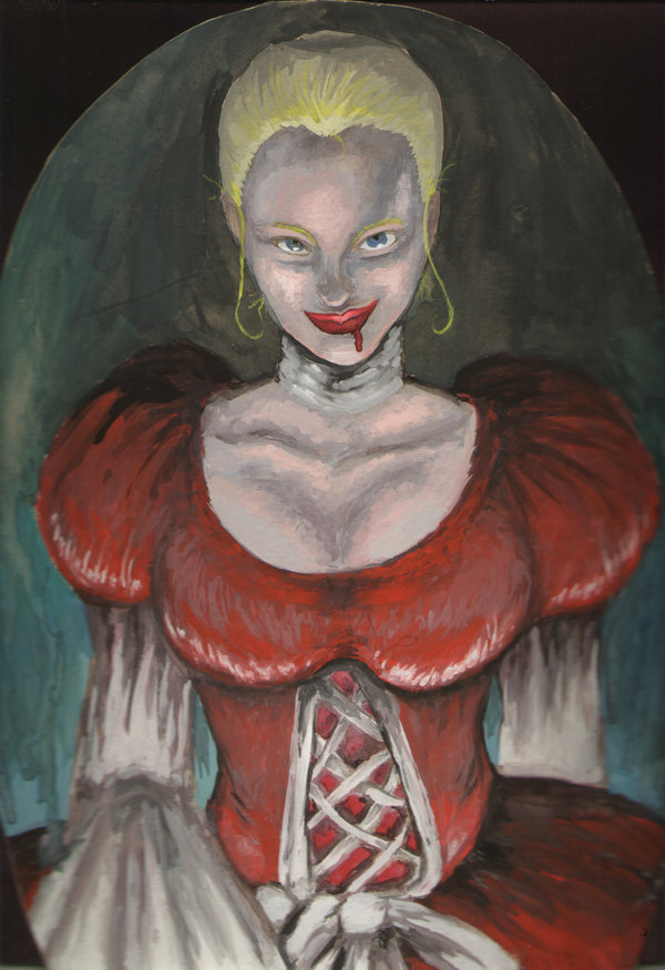 600x875 Elizabeth Bathory By Robmaroney - Elizabeth Bathory Painting